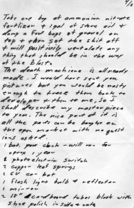 Zodiac Brief vom 9.11.1969 Teil 4
