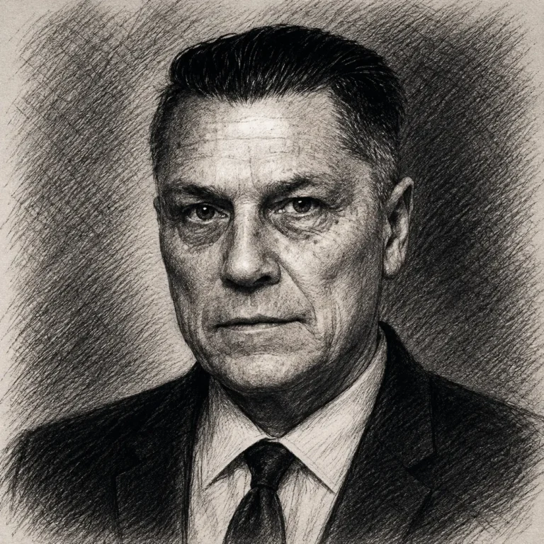 Zeichnung von Jimmy Hoffa (Porträt, 1971)