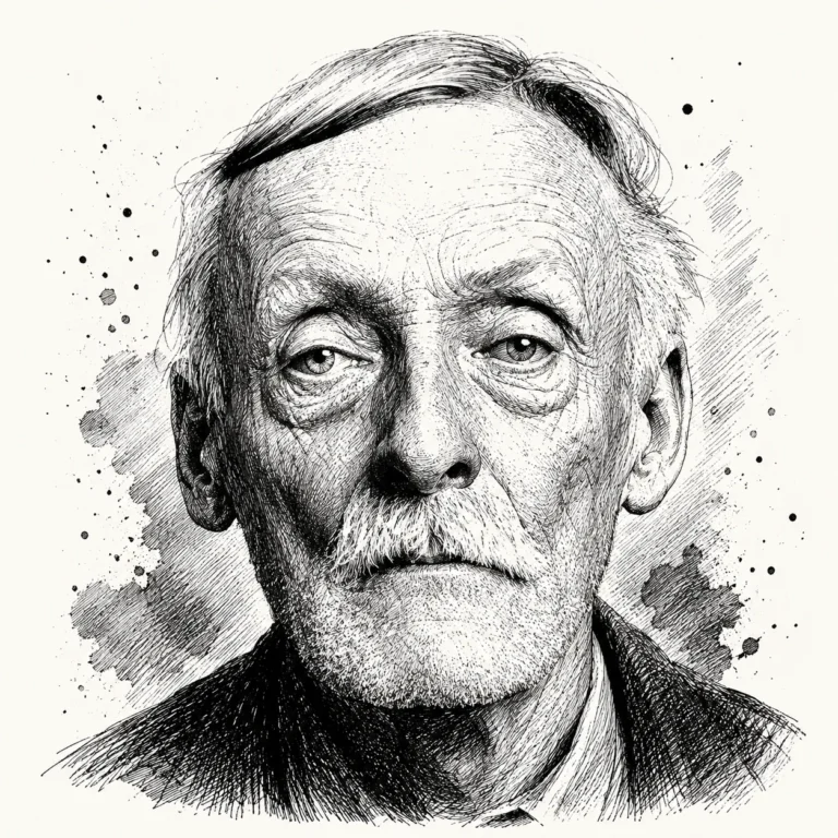 Tuschezeichnung von Albert Fish
