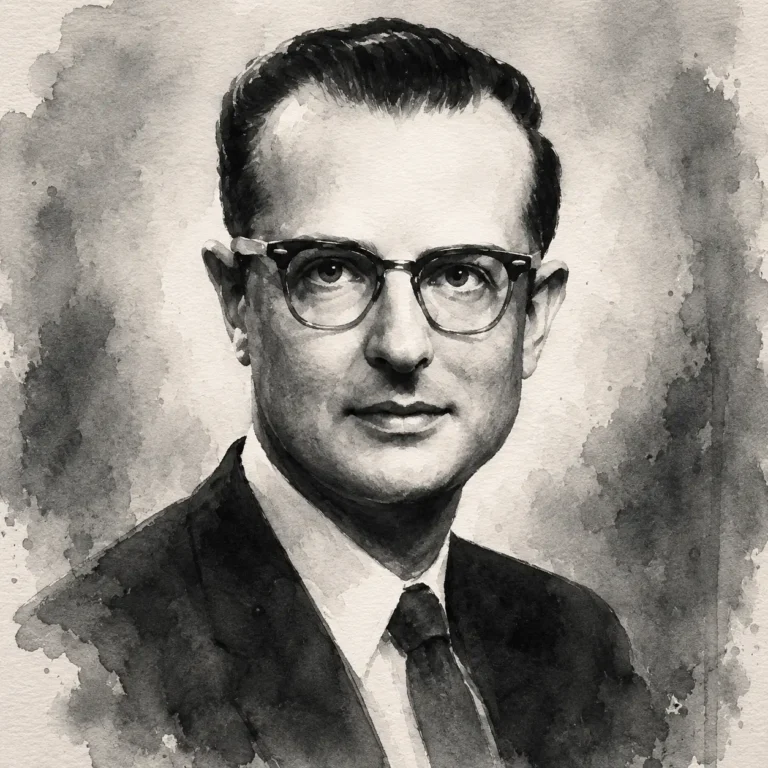 Aquarell von John List (Porträt)