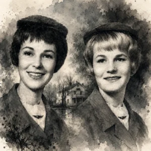 Porträts Lonnie Trumbull (links) und Lisa Wick (rechts) in der Dienstuniform von United Airlines